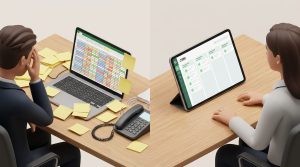 Lead loss chart and sales funnel analysis