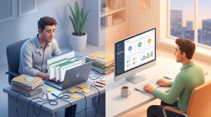 Business process automation scheme for company growth without hiring staff